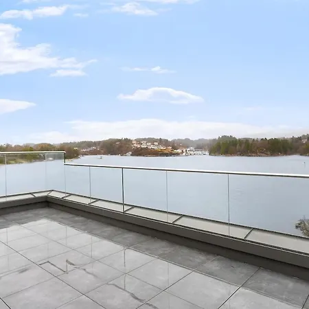 High-end With Private Rooftop And Sea Line Bergen