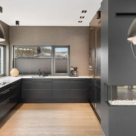 High-end With Private Rooftop And Sea Line * Bergen
