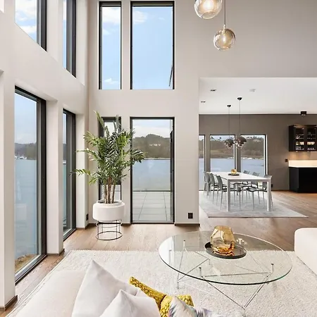 High-end With Private Rooftop And Sea Line Bergen